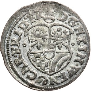 Śląsk, Księstwo Ziębicko-Oleśnickie, Henryk Wacław i Karol Fryderyk, 3 Krajcary 1621 BH, Oleśnica