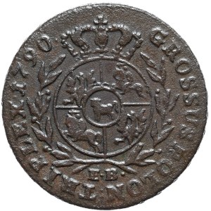 Stanisław August Poniatowski, trojak 1790 EB, Warszawa