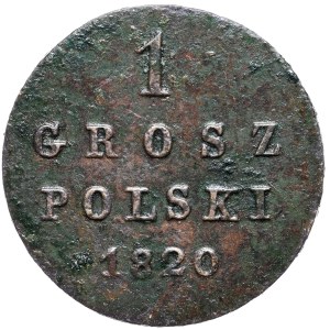 Królestwo Kongresowe 1815-1832, Aleksander I, grosz 1820, Warszawa