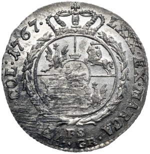 Stanislaw August Poniatowski, PLN 1767 FS, Warsaw, Beautiful