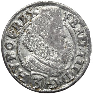 Śląsk, Ferdynand III, 3 krajcary 1629 PH, Kłodzko