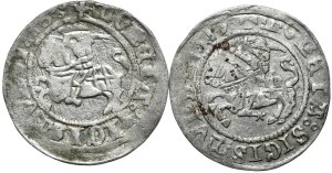 Set of 2 half-pennies 1516-1517, Vilnius, rarer vintages