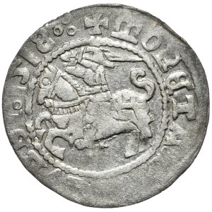 Sigismund I the Old, half-penny 1518, Vilnius, three dots after the date, rare