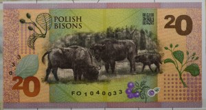 PWPW, Man and Documents No. 52, test bill - Bison