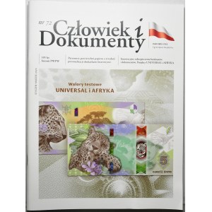 PWPW, Człowiek i Dokumenty nr 72, banknot testowy - Gepard