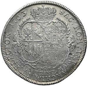 August III, 1763 FwoF thaler, Dresden
