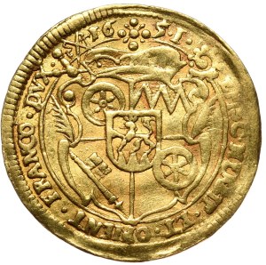 Germany, Mainz-Archbishopric, Johann Philipp von Schönborn, ducat 1651