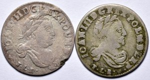 Set of 2 vintage 1683 sixpacks
