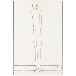 Jerzy Nowosielski (1923 Kraków - 2011 Kraków), Postać stojąca, 1993