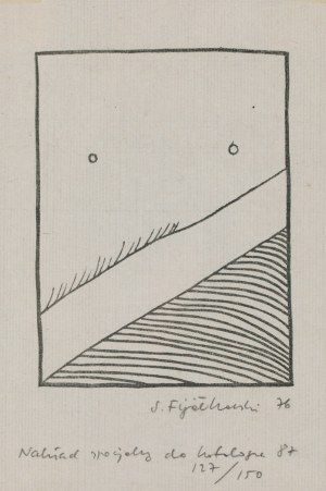 Stanisław Fijałkowski (1922 Zdołbunów na Wołyniu - 2020 Łódź), Bez tytuł, 1987