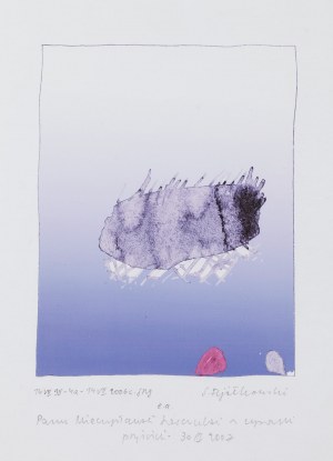 Stanisław Fijałkowski (1922 Zdołbunów na Wołyniu - 2020 Łódź), Bez tytułu, 2006
