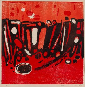 Tadeusz Dominik (1928 Szymanów - 2014 Warszawa), Bez tytułu, 1960