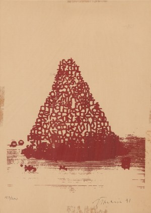 Jan Tarasin (1926 Kalisz - 2009 Warszawa), Bez tytułu, 1991