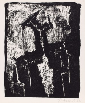 Jerzy Tchórzewski (1928 Siedlce - 1999 Warszawa), Kompozycja, 1963