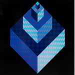 Victor Vasarely (1906 Pécs - 1997 Paryż), Structures Universelles de L'hexagone, 1975