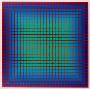 Julian Stańczak (1928 Borownica - 2017 Seven Hills, Ohio), 