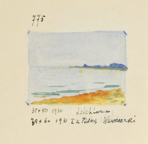 Soter August JAXA-MAŁACHOWSKI (1867-1952), Sea Shore, 1930/1931