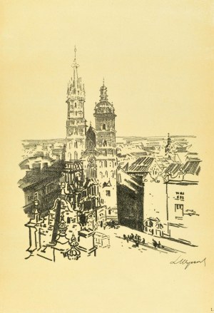 Leon WYCZÓŁKOWSKI (1852-1936), Church of the Virgin Mary, 1915