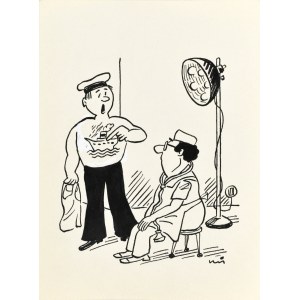 Gwidon MIKLASZEWSKI (1912-1999), Tu mnie boli, panie doktorze - dokładnie między Kabiną Kapitana a sterownią!..