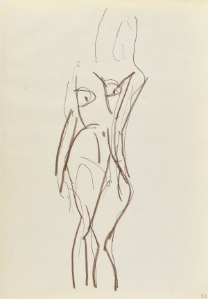 Jerzy PANEK (1918-2001), Akt kobiecy stojący, 1969