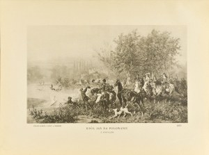 Juliusz KOSSAK (1824-1899), Król Jan na polowaniu z sokołami, 1900