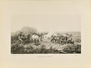 Juliusz KOSSAK (1824-1899), Stadnina na Podolu, 1900