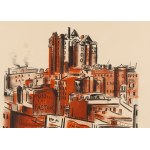 Irena Hassenberg (Reno) (1884 Warszawa - 1953 Paryż), Masse de Maisons a Brooklyn z cyklu New York par Reno, 1935