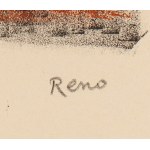 Irena Hassenberg (Reno) (1884 Warszawa - 1953 Paryż), Masse de Maisons a Brooklyn z cyklu New York par Reno, 1935