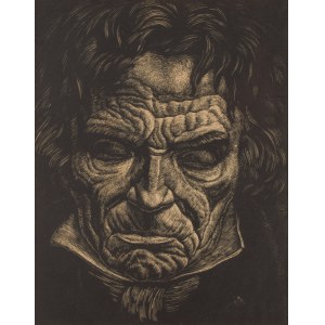 Władysław Skoczylas (1883 Wieliczka - 1934 Warszawa), Beethoven, 1929