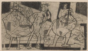 Leopold Lewicki (1906 Burdiakowce koło Tarnopola - 1973 Lwów), Mykwa, około 1930
