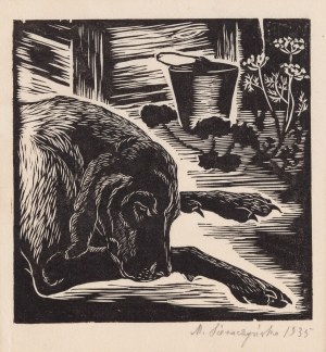 Maria Sieraczyńska (ur. 1885), Pies, 1935