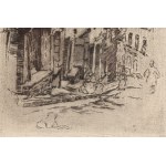 Józef Pankiewicz (1866 Lublin - 1940 La Ciotat, Francja), Uliczka w Dinan, 1907 (?)