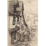 Józef Pankiewicz (1866 Lublin - 1940 La Ciotat, Francja), Uliczka w Dinan, 1907 (?)