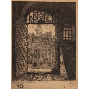 Tadeusz Cieślewski (syn) (1895 - 1944 ), Sień staromiejska, 1929