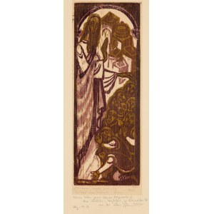 Maria Hiszpanska-Neumann (1917 Warsaw - 1980 Warsaw), St. Cyril from the series Pannonian Legends, 1971.