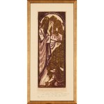 Maria Hiszpanska-Neumann (1917 Warsaw - 1980 Warsaw), St. Cyril from the series Pannonian Legends, 1971.