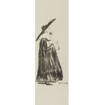 Stanisław Kuczborski (1881 Warszawa - 1911 Warszawa), Marian Jednowski jako Don Basilio w sztuce Beaumarchais Wesele Figara, 1904