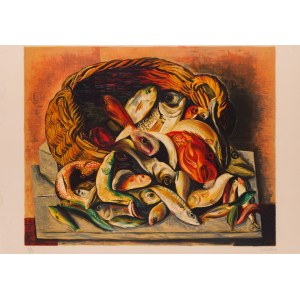 Moses (Moise) Kisling (1891 Krakow - 1953 Paris), Basket with fish