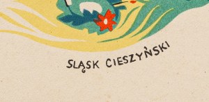 Jadwiga Salomea Hładki-Wajwódowa (1904 - 1944 ), Menu z pokładu Transatlantyku M/S Piłsudski (Śląsk Cieszyński), 1939