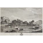 Pierre François Tardieu (1711 - 1771), Zamek Sonnenstein wg. Canaletto