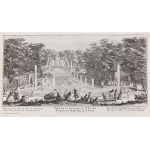 Martin Engelbrecht (1684 - 1756), Widok na Kaskade de St.Cloud , XVIII w.