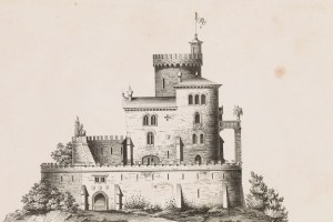 Franciszek Maria Lanci (1799 Fano - 1875 Warszawa), Zamek w Będzinie, około 1868