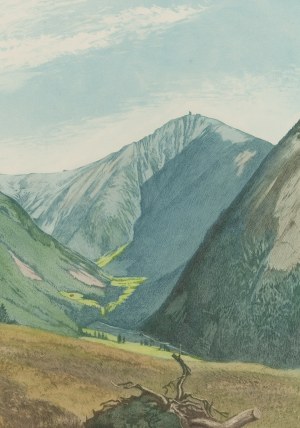 Friedrich Iwan (1889 Kamienna Góra - 1967 Wangen), Pejzaż górski