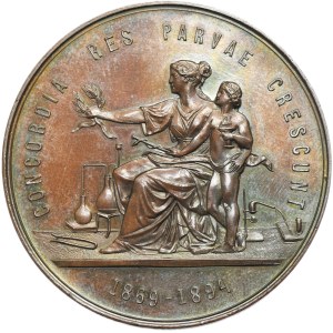 Galicia, Medal of the 25th Anniversary of the Galician Pharmaceutical Society in Lviv 1894