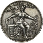 Galicia, Medal Jubilee Horticultural and Beekeeping Exhibition in Lviv 1898 - VERY RARE, SILVER