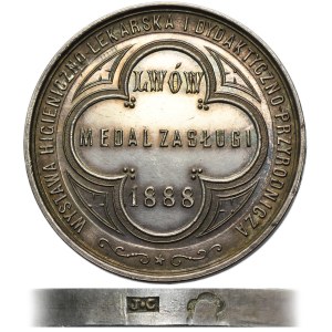 Galicia, Medal of Merit from the Hygienic-Medical and Educational-Natural Exhibition in Lviv 1888