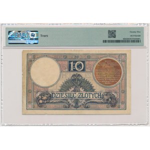 10 zlotys 1924 - II EM.F - PMG 25 -.