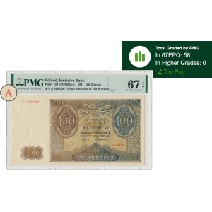 100 zlotych 1941 - A - PMG 67 EPQ