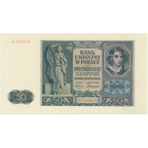 50 złotych 1941 - D -.