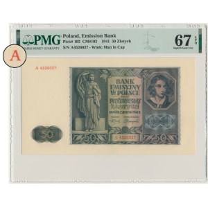 50 złotych 1941 - A - PMG 67 EPQ